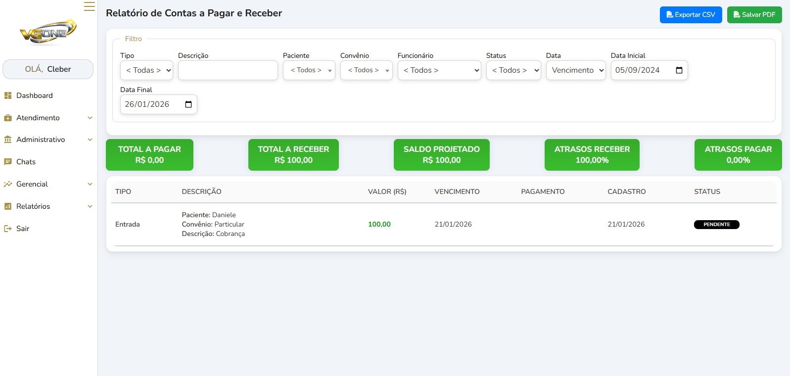 Gestão de pagamentos